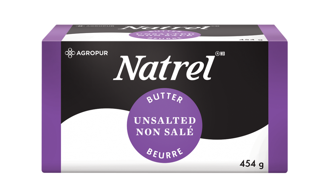 Beurre non-salé Natrel 454g