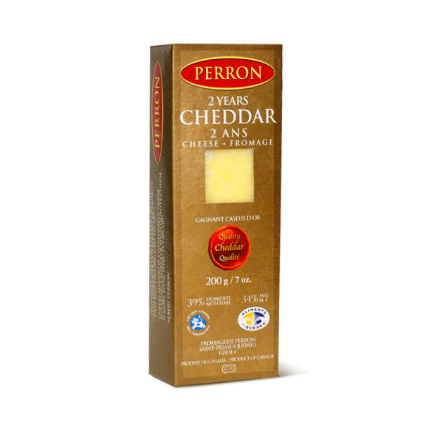 Fromage cheddar fort 2 ans Perron 170g