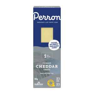 Fromage cheddar fort 1 an Perron 170g