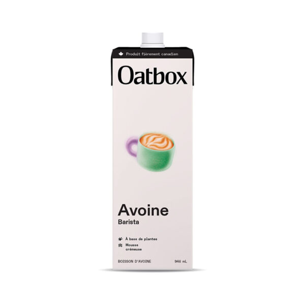 Boisson d'avoine Oatbox barista 946ml
